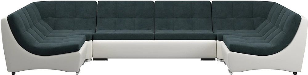 Модульный диван модерн Монреаль-3 Индиго