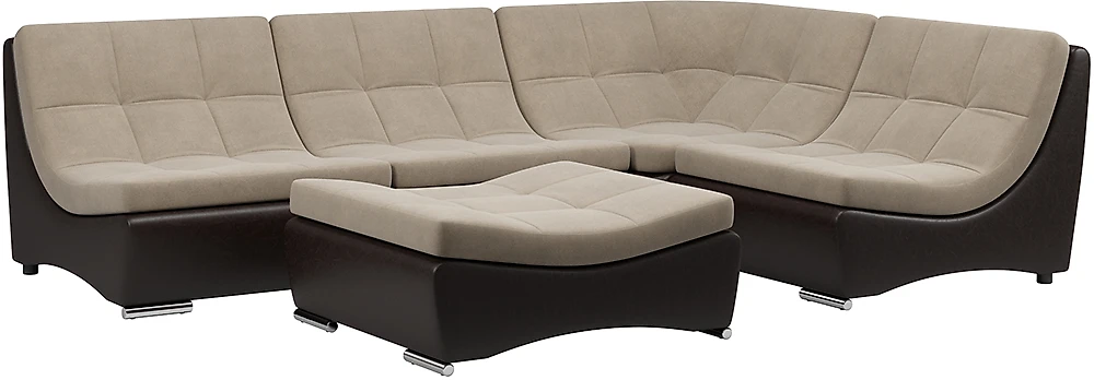 Модульный диван с оттоманкой  Монреаль-6 Милтон
