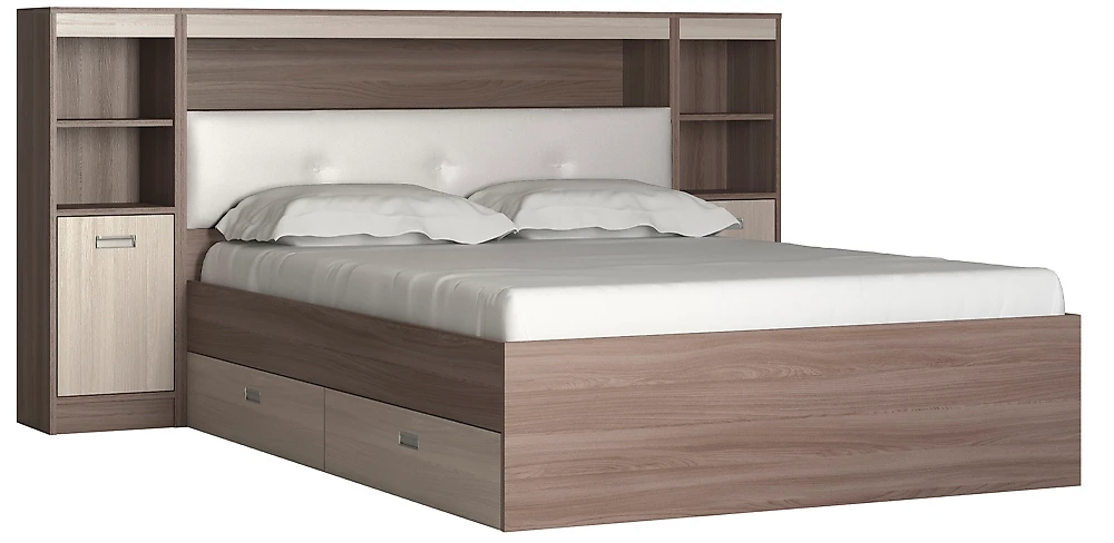 кровать полуторка Виктория-5-140 Дизайн-3