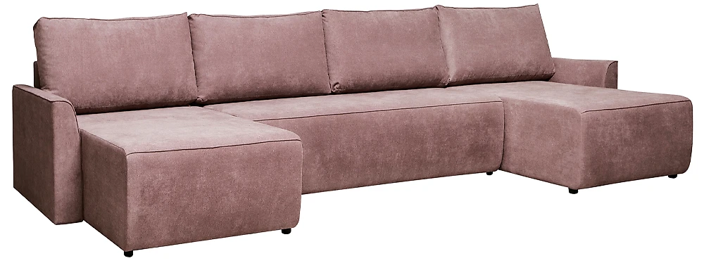 Угловой диван с независимым пружинным блоком Марсель П-образный Дизайн 2