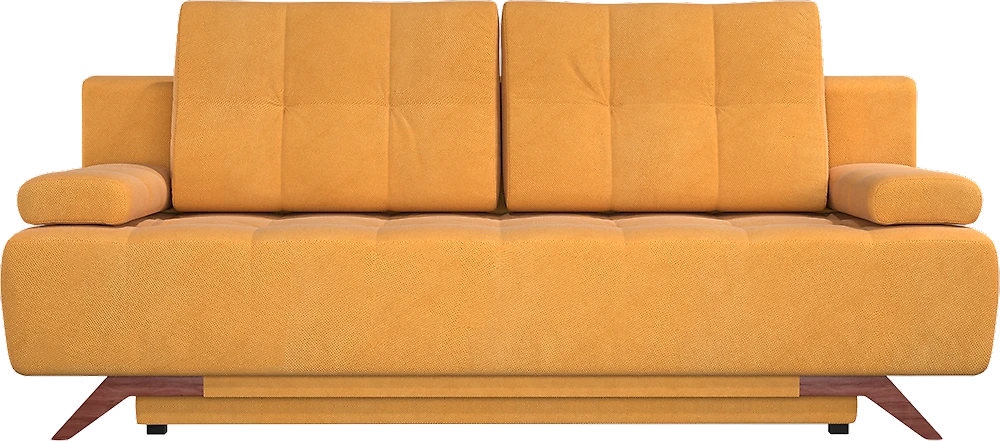 Прямой диван с пружинным блоком Баден-Баден Еллоу